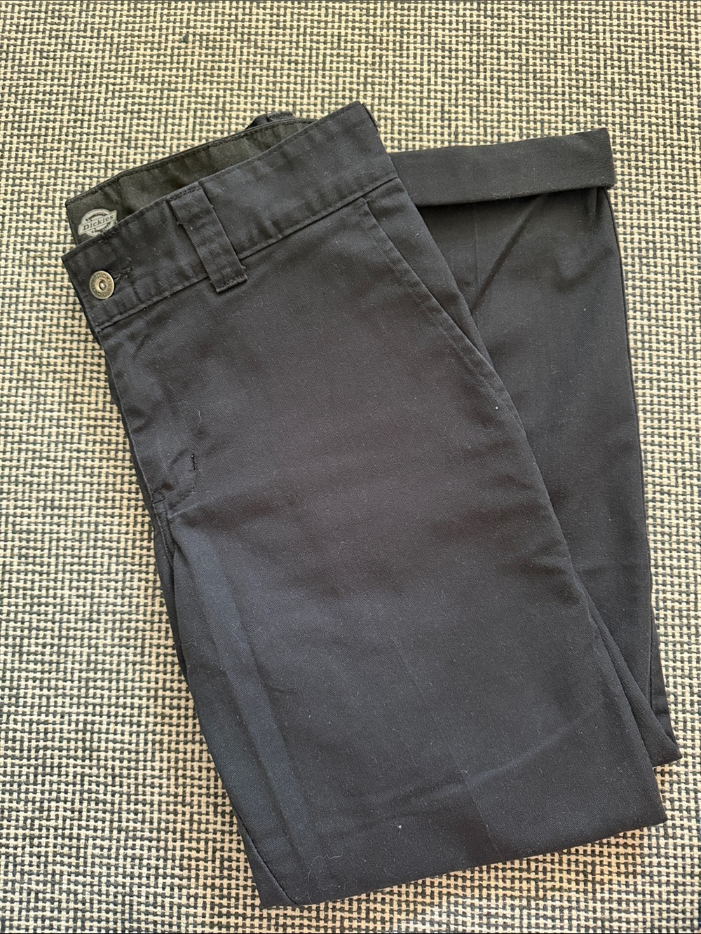 Dickies Men's Black Straight-Leg Chinos